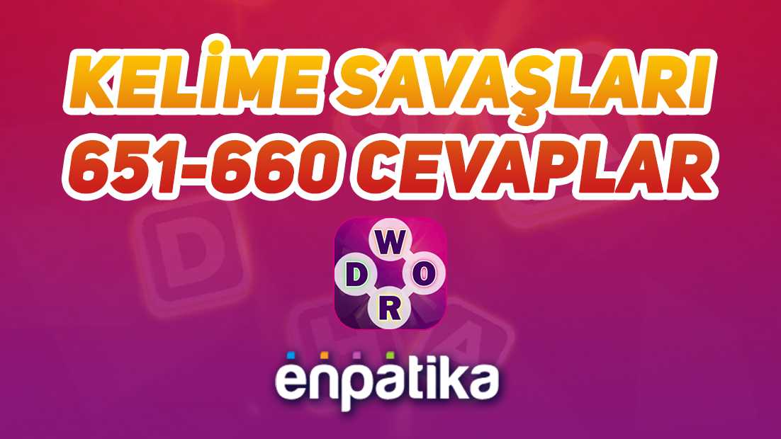 Kelime Savaşları Cevapları