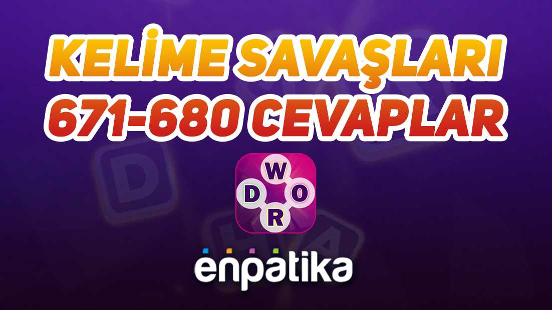 Kelime Savaşları Cevapları