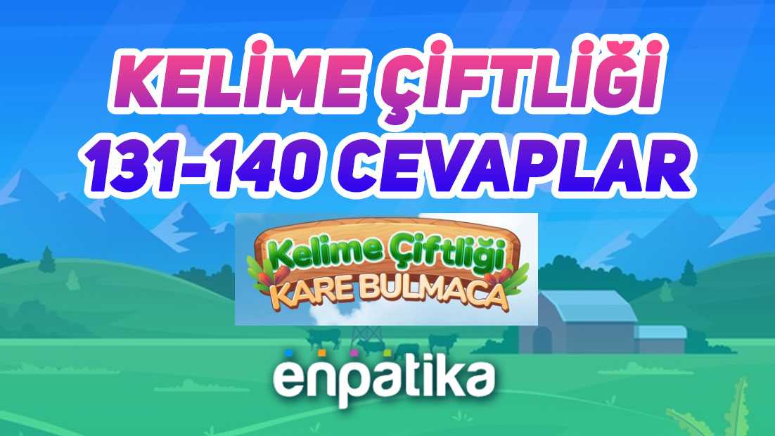 Kelime Çiftliği Cevapları